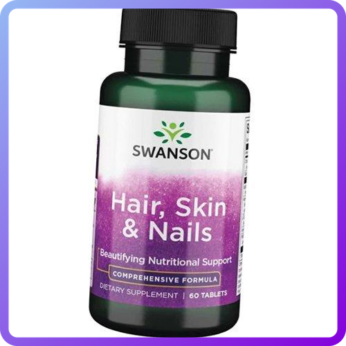 Вітаміни і мінерали Swanson Hair Skin & Nails 60 таб (342430)