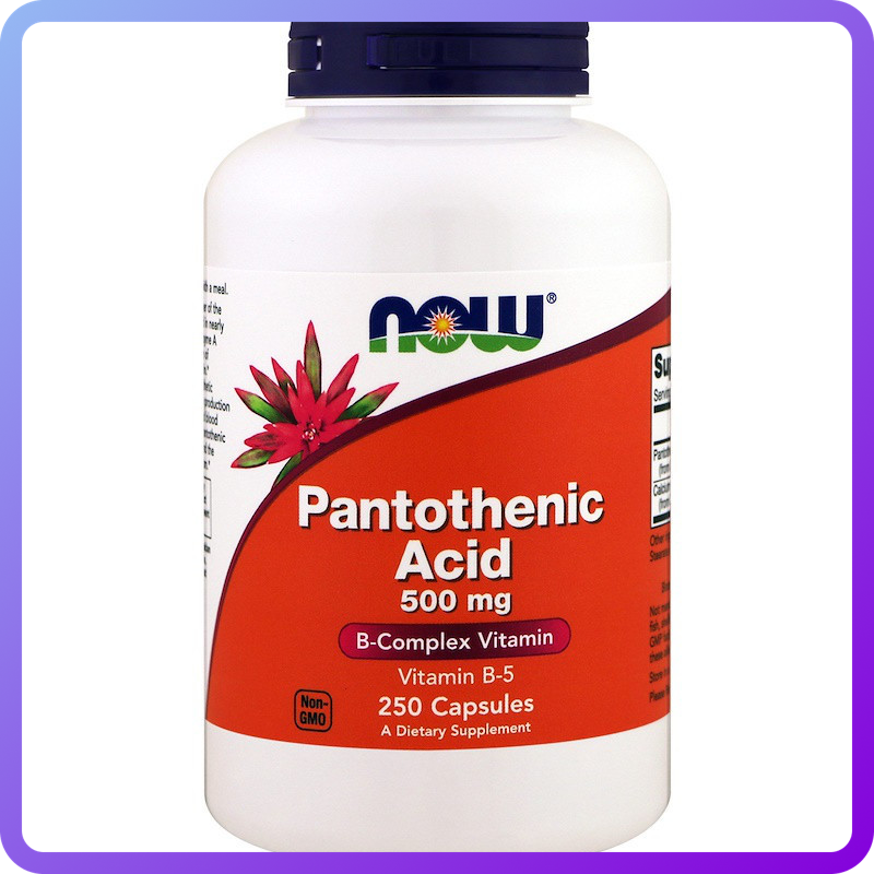 Вітаміни і мінерали Now Foods PANTOTHENIC ACID 500 мг 250 капс (341291)