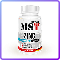 Вітаміни і мінерали MST Nutrition Zinc + Selenium + Copper 100 вег.капс (113557)