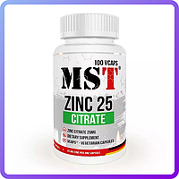 Вітаміни і мінерали MST Nutrition Zinc 25 Citrate 100 вег.капс (113558)