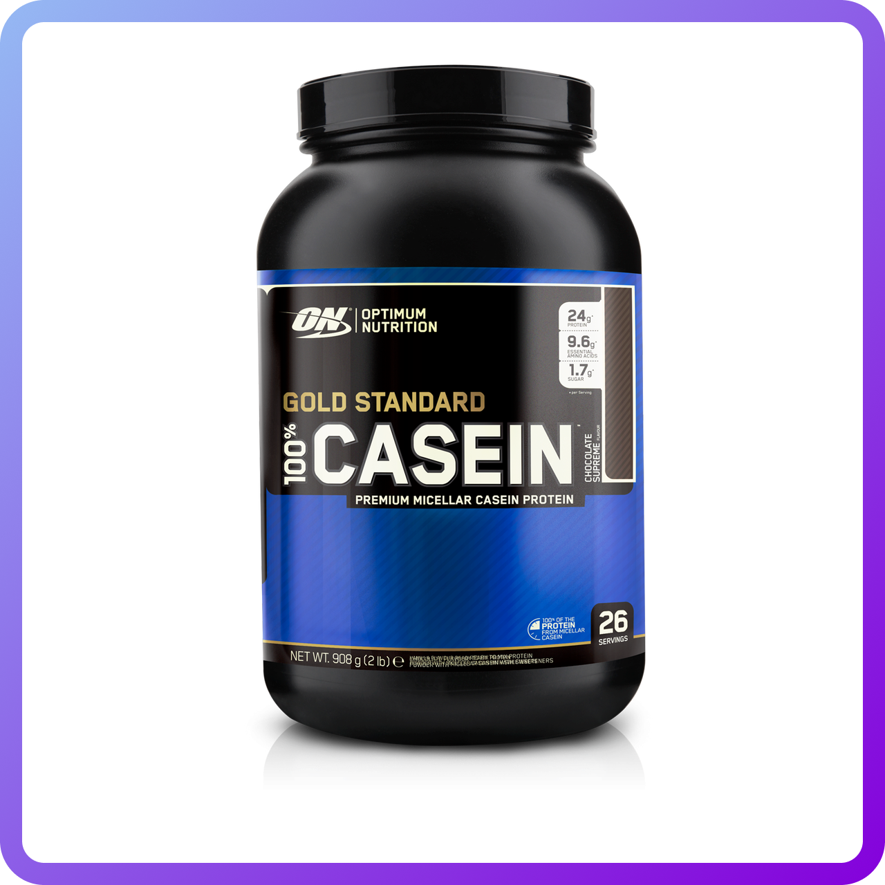 Казеїн Optimum Nutrition Gold Standard 100% Casein Natural 908 гр (341314)