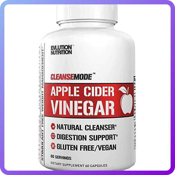 Енергетичні та спеціальні препарати EVLUTION NUTRITION CLEANSEMODE APPLE CIDER VINEGAR 60 капс (454694)