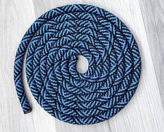 Скакалка для художньої гімнастики 3 м чорний синій T 170