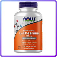 L-Теанін Now Foods Double Strength L-Theanine 200 мг 120 вегетаріанських капсул (233845)