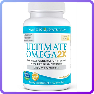 Омега для подростков Nordic Naturals Ultimate Omega 2X 2150 мг 60 гел.капс (471328)