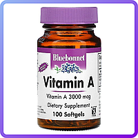 Витамины и минералы Bluebonnet Nutrition Vitamin A 3000 мкг 100 гел.капс (113570)