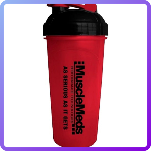 Шейкер MuscleMeds Shaker 700 мл (червоний) (343503)