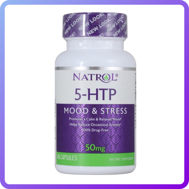Релаксант Natrol 5-HTP 50 мг mood & stress 45 капс (345900)