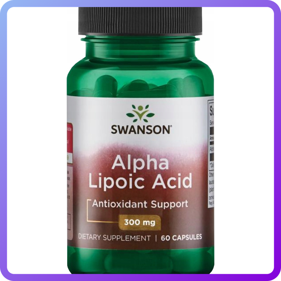 Альфа Ліпоєва Кислота Swanson Ultra Alpha Lipoic Acid 300 мг (60 капс (342489)