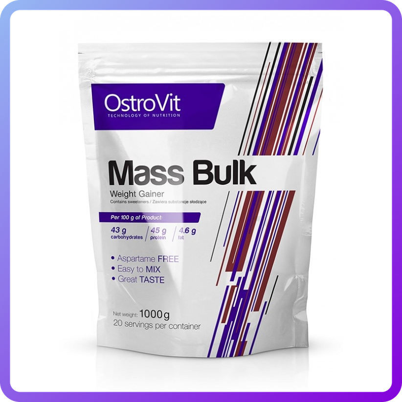 Гейнер В Bulk Mass 1000 г (343532)