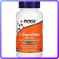 L-Карнітин Now Foods L-Carnitine 500 мг 60 капсул (344864)