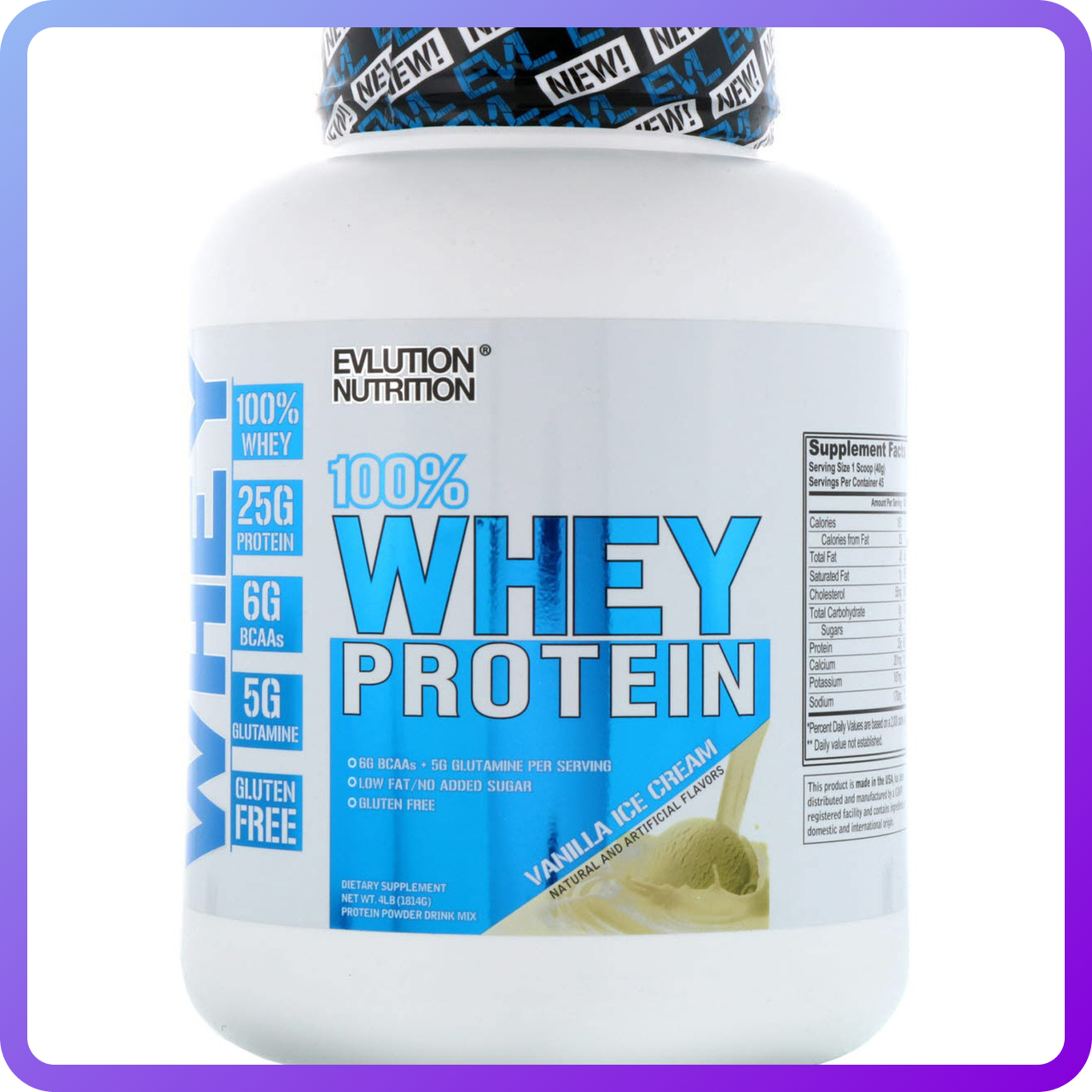 Протеїн EVLUTION NUTRITION 100% WHEY PROTEIN 2200 м (343556)