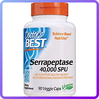 Серрапептаза Doctor's Best Serrapeptase 40000 SPU 90 капсул (112567)