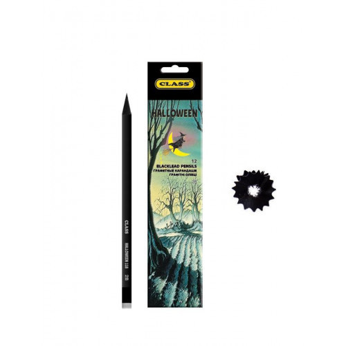 Олівець графітний Class Halloween 2B шестигранний (118), фото 1