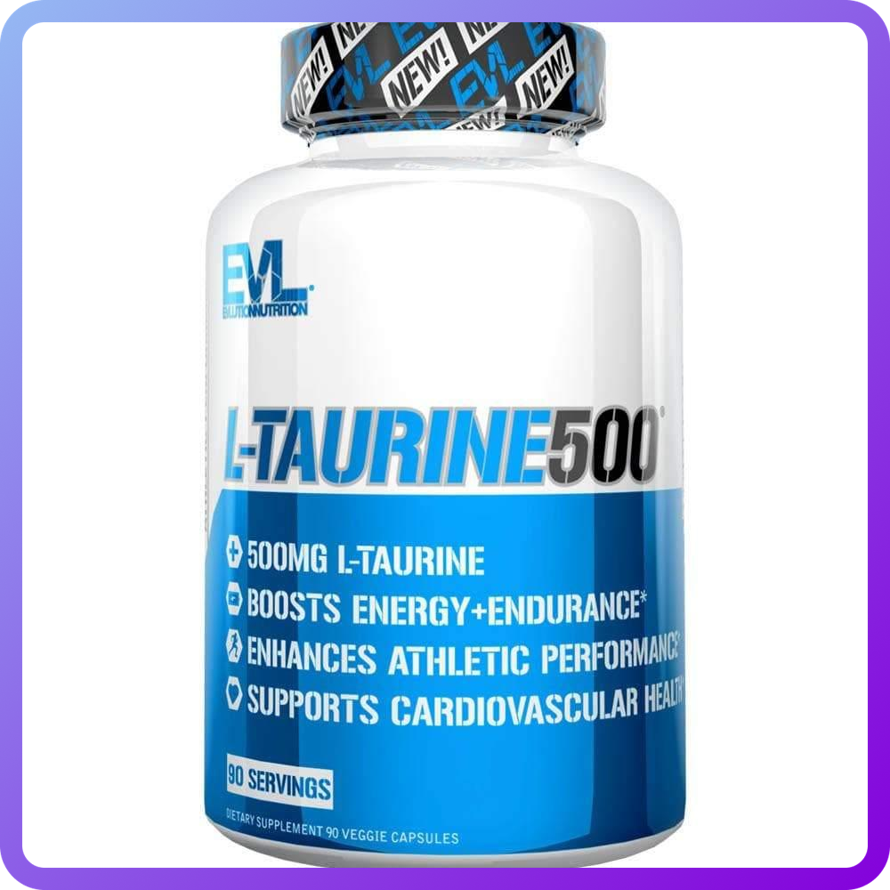 Таурин EVLUTION NUTRITION L-TAURINE 500 90 капс (343568)