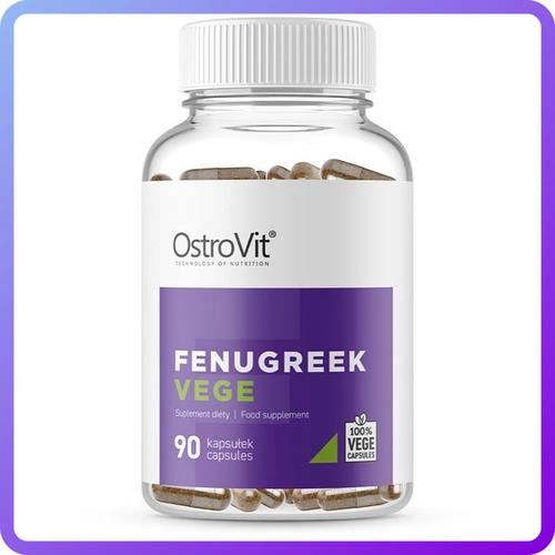 Экстракт семян пажитника Ostrovit Fenugreek Vege 90 капс (235969) (ID ...