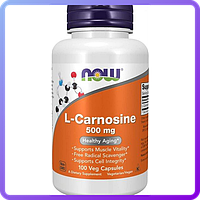 L-Карнозин Now Foods L-Carnosine 500 мг 100 вегетарианских капсул (112582)