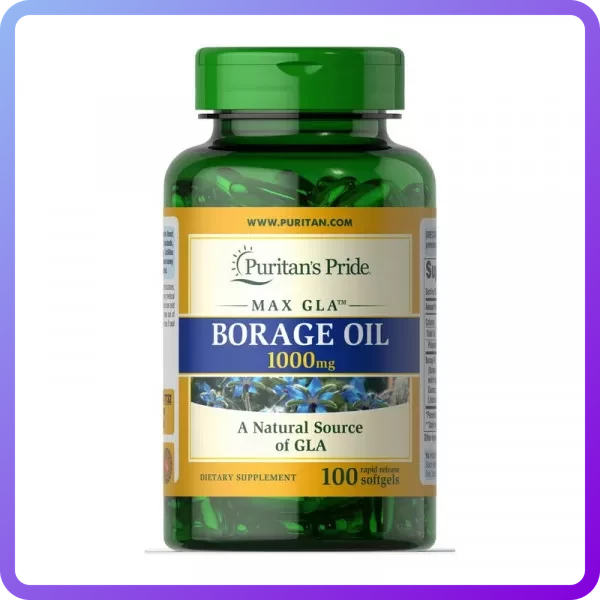 Масло Огірочника Puritan's Pride Borage Oil 1000 мг 100 гел.капс (345930)
