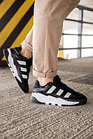 Adidas NiteBall Black White 3.0 кроссовки и кеды высокое качество Размер 42