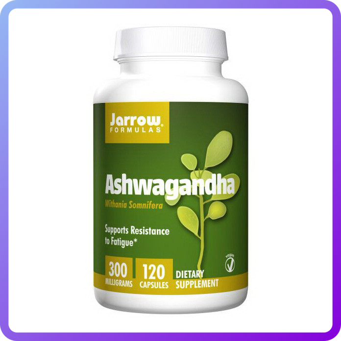 Ашваганда Jarrow Formulas Ashwagandha 300 мг 120 вег.капс (345953)
