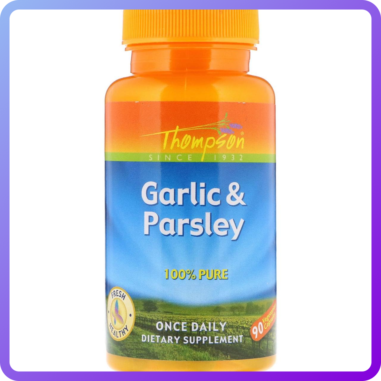 Часник петрушка Thompson Garlic & Parsley 90 вег.капс (345970)