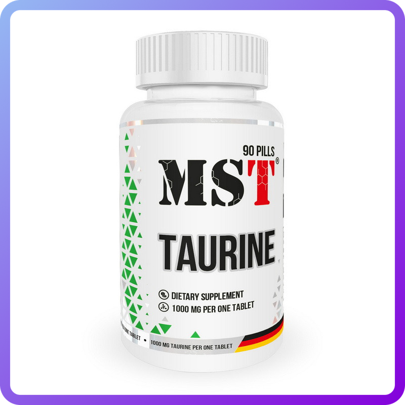 Амінокислоти MST Nutrition Taurine 1000 мг 90 капс (345976)
