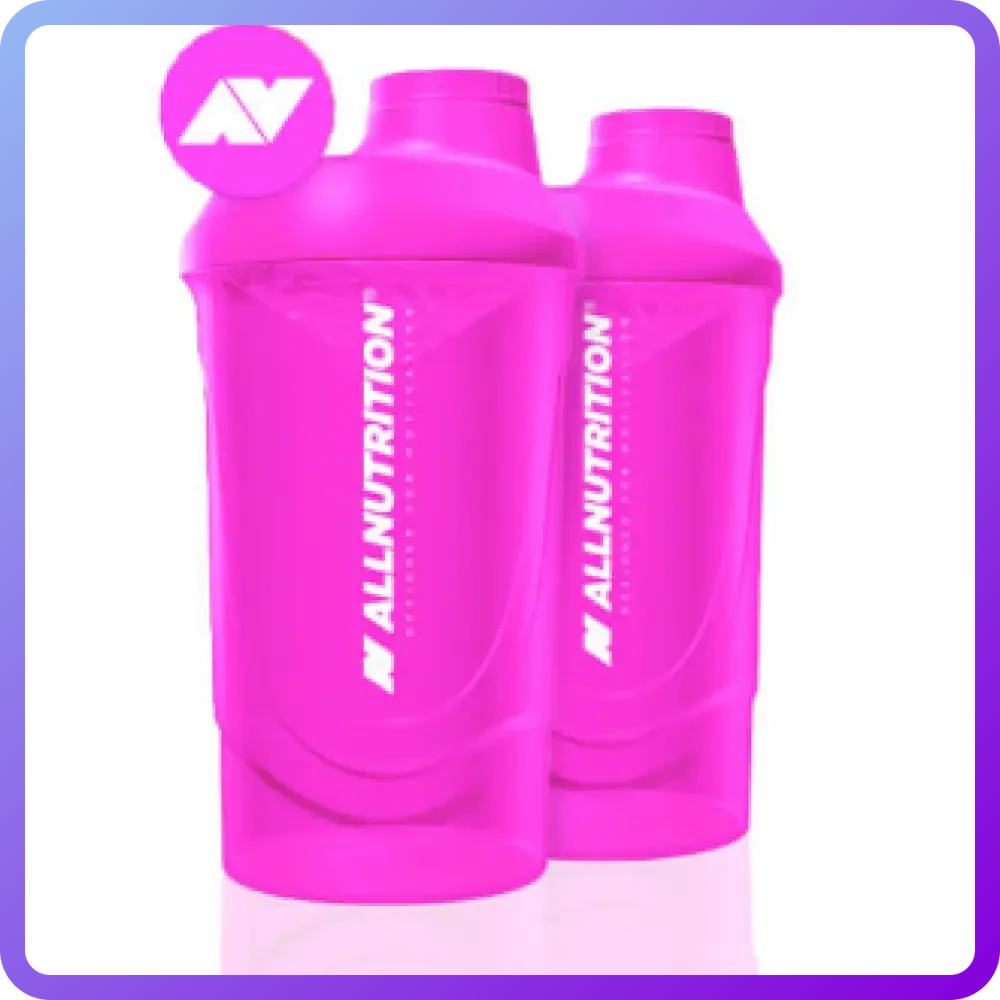 Шейкер All Nutrition Shaker 600 мл Super Pink 2LOGO (347021)
