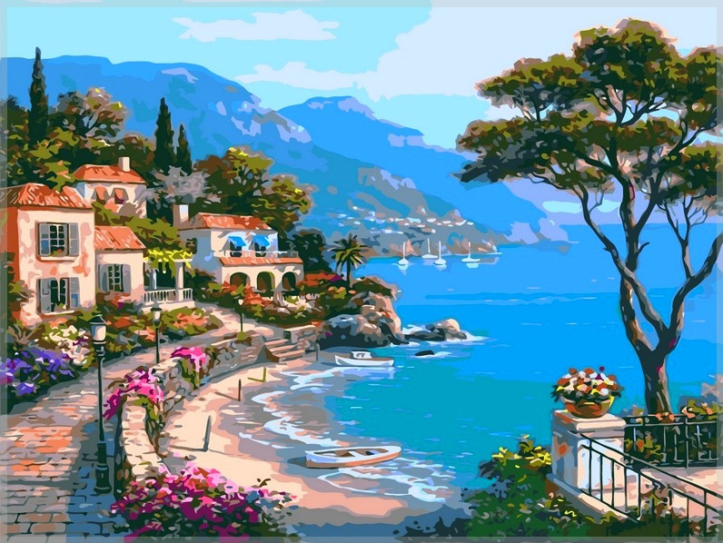 Картина за номерами Babylon Райський куточок (VP003) 40 х 50 см, фото 1