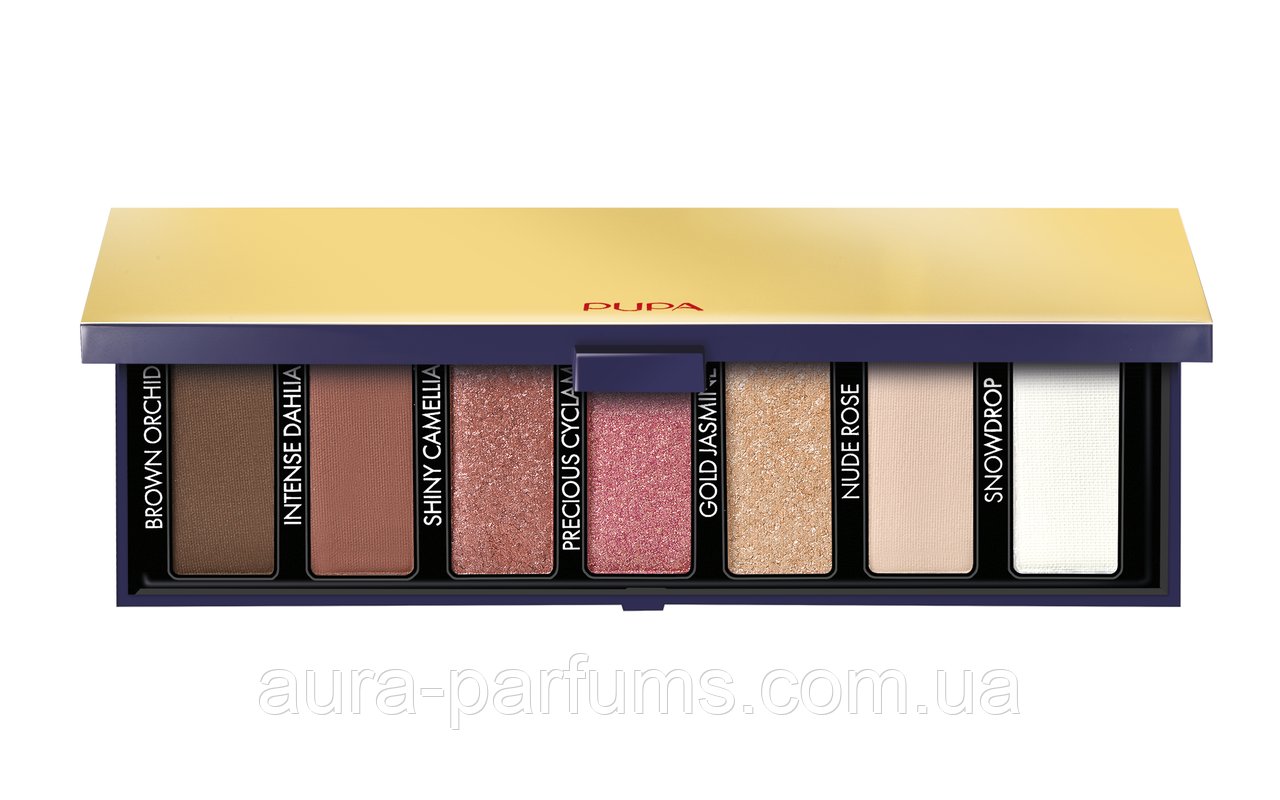 Палітра тіней для повік Pupa Winter Blooming 7 Multi Eyeshadow Palette