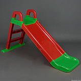 Дитяча гірка DOLONI 146 см КРАСНО-ЗЕЛЕНА (0140/01), фото 4