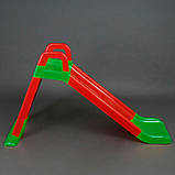 Дитяча гірка DOLONI 146 см КРАСНО-ЗЕЛЕНА (0140/01), фото 3