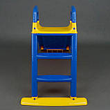 Дитяча гірка DOLONI 146 см СІНЕ-ЖЕЛТАЯ (0140/03), фото 9