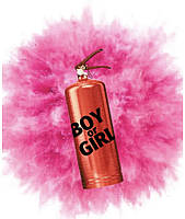 Огнетушитель с краской для определения пола ребенка (розовый)