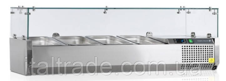 Вітрина холодильна для топінгу Tefcold VK33-120 на 5xGN1/4, фото 1