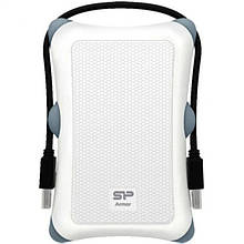 Кишеня зовнішня 2.5" Silicon Power Armor A30, White, USB 3.0, 1xSATA HDD/SSD, живлення по USB