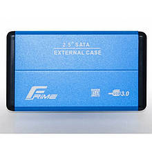 Кишеня зовнішня Frime для HDD/SSD 2.5" SATA USB3.0 Blue