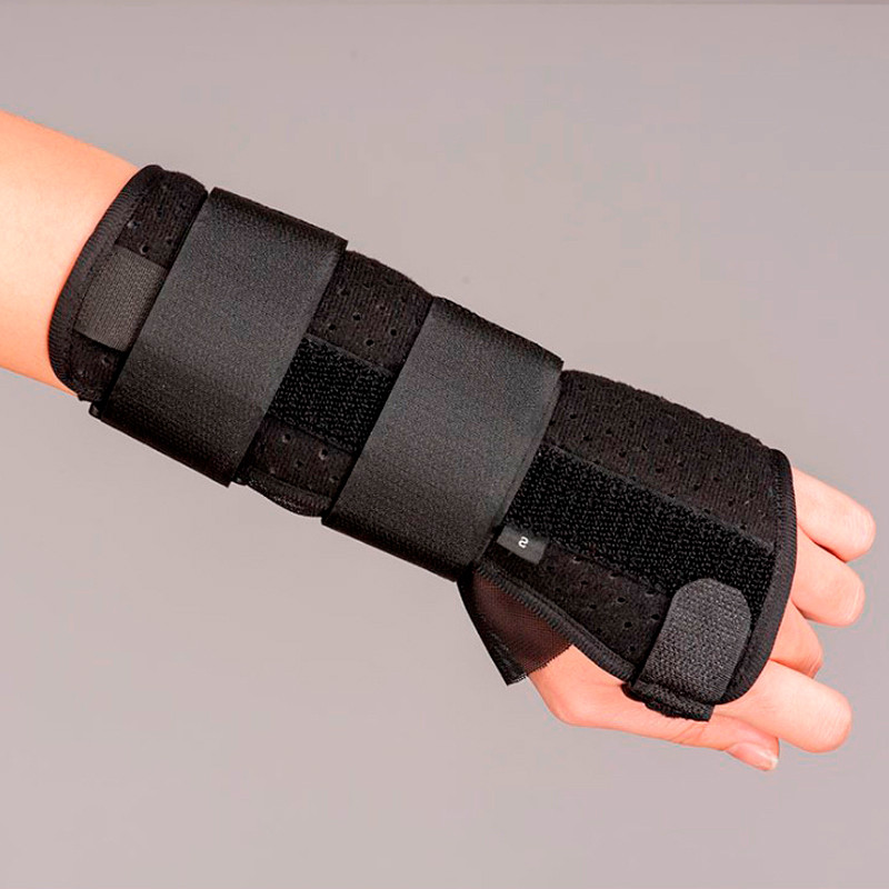 Бандаж на променево-зап'ястковий суглоб і великий палець Lesko SD-59 Left S фіксатор з алюмінієвими вставками 5 шт., фото 1