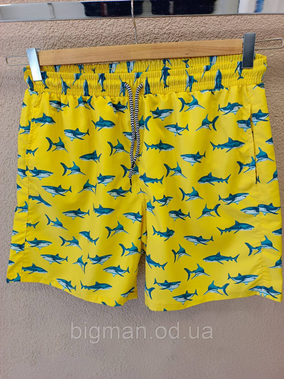 Чоловічі жовті плавальні шорти 3-7XL La Vita (батальні розміри)