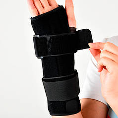 Бандаж Lesko SD-59 Right L на променево-зап'ястковий суглоб і великий палець фіксатор з алюмінієвими вставками