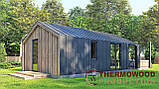Каркасна баня Барн Хаус 8,7х5,0м Sauna Barn House 02 Thermowood Production, фото 5