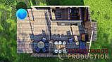 Барнхаус з банею 9,2х8,0м Sauna Barn House 03 від виробника ThermoWood Production, фото 7