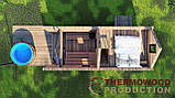 Барнхаус з банею 7,8х3,2м Sauna Barn House 04 від виробника ThermoWood Production, фото 7