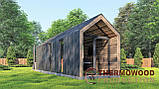 Барнхаус з банею 11,0х2,9м Sauna Barn House 05 від виробника ThermoWood Production, фото 3