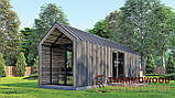 Барнхаус з банею 11,0х2,9м Sauna Barn House 05 від виробника ThermoWood Production, фото 4