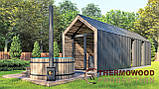 Барнхаус з банею 11,0х2,9м Sauna Barn House 05 від виробника ThermoWood Production, фото 5