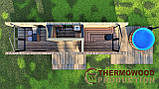 Барнхаус з банею 11,0х2,9м Sauna Barn House 05 від виробника ThermoWood Production, фото 7