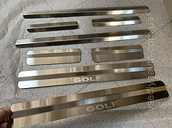 Накладки на пороги Volkswagen GOLF VI універсал з 2009 р. (Standart)