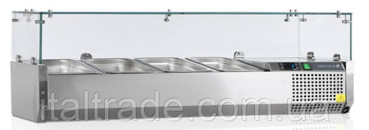 Вітрина холодильна для топінгу Tefcold VK38-120 на 3xGN1/3 + 1xGN1/2, фото 1