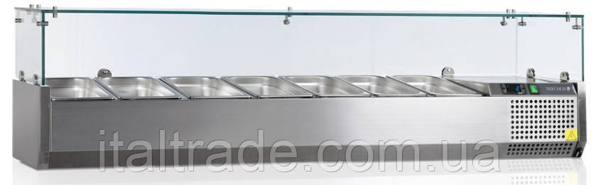 Вітрина холодильна для топінгу Tefcold VK38-160 на 5xGN1/3 + 1xGN1/2