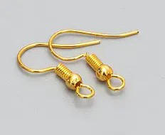 Заготовки для сережок Швенза золотиста (пара), SEA-0013